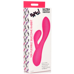 10X Flexible Silicone Rabbit - Pink