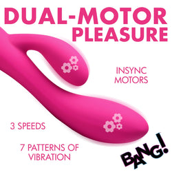 10X Flexible Silicone Rabbit - Pink