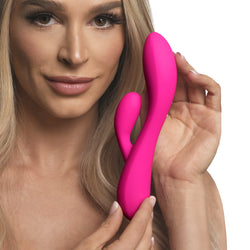 10X Flexible Silicone Rabbit - Pink