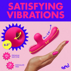Mini Suction Rabbit Vibrator - Pink