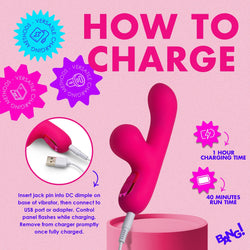 Mini Suction Rabbit Vibrator - Pink