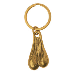 Big Brass Nuts Novelty Keychain
