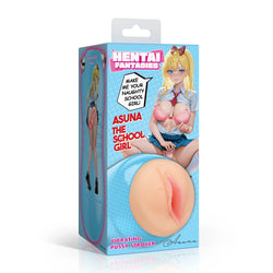Asuna School Girl Vibrating Pussy Stroker
