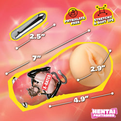 Mochi Cat Girl Vibrating Pussy Stroker