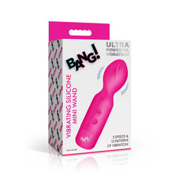 18X Vibrating Silicone Mini Wand - Pink