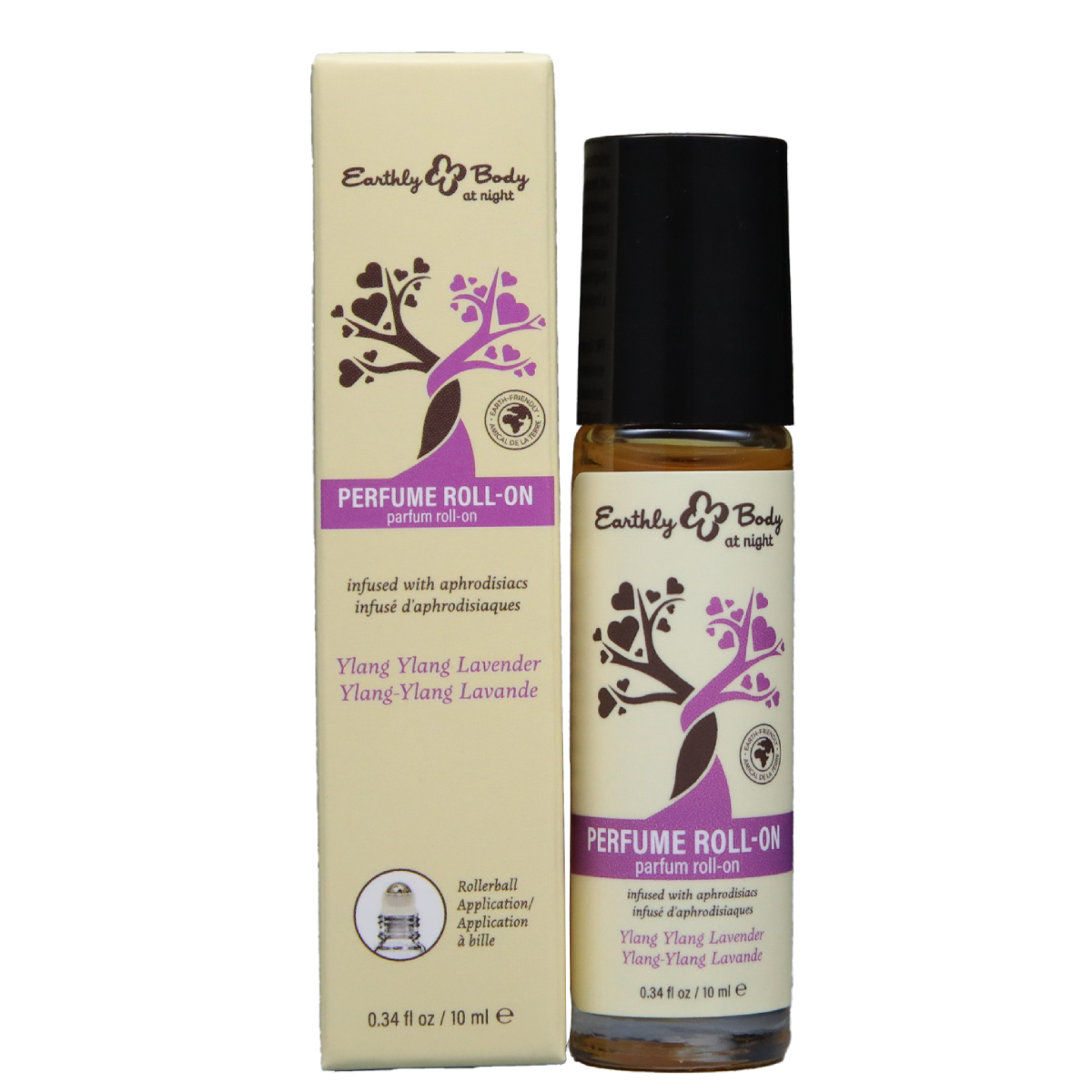 Earthly Body at Night Roll-on Perfume | Aphrodisiac Collection | Ylang Ylang Lavender 0.34oz / 10ml