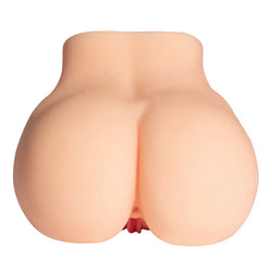 Silicone mold shaped like a butt on a white background