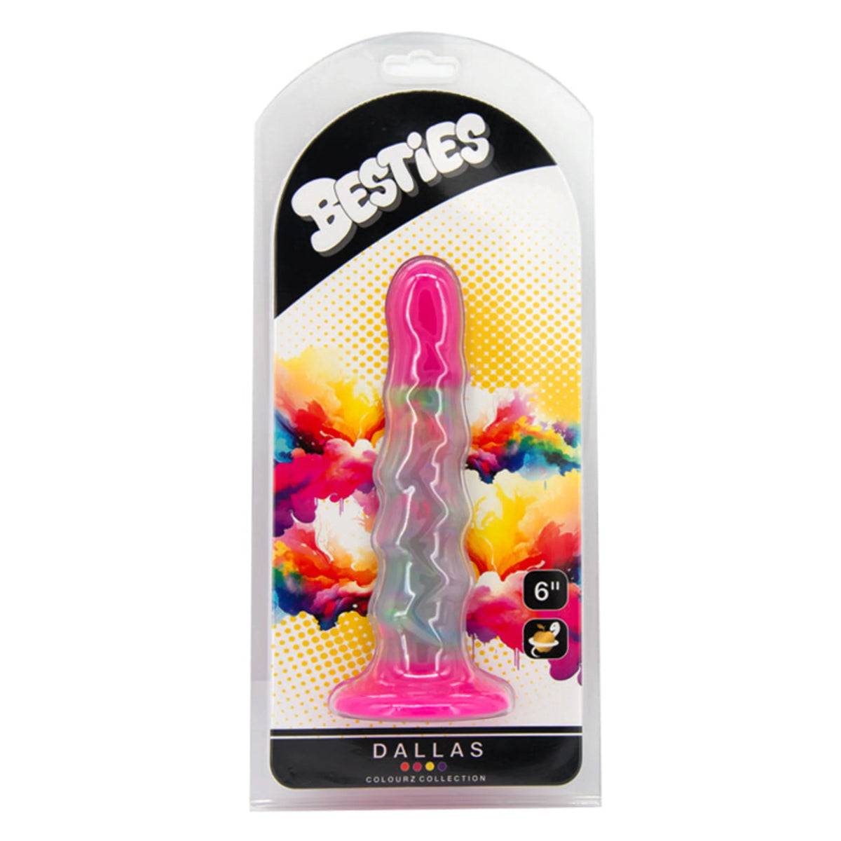 Besties Colourz Collection Dallas Vibrator 6"