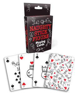 Naughty Stick Figure Playing Cards