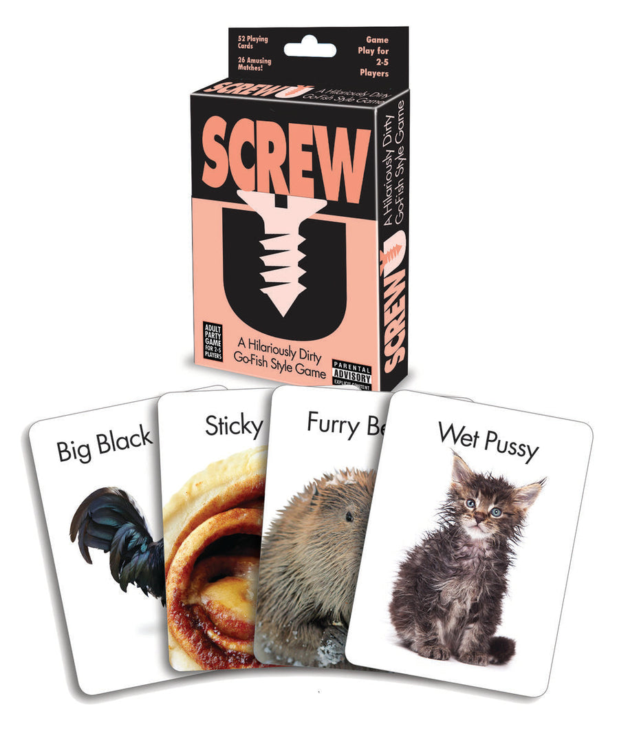 Screw U Go-Fish Style Card Game for Adults
