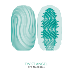 Cupid-X Twist Angel Stroker Teal