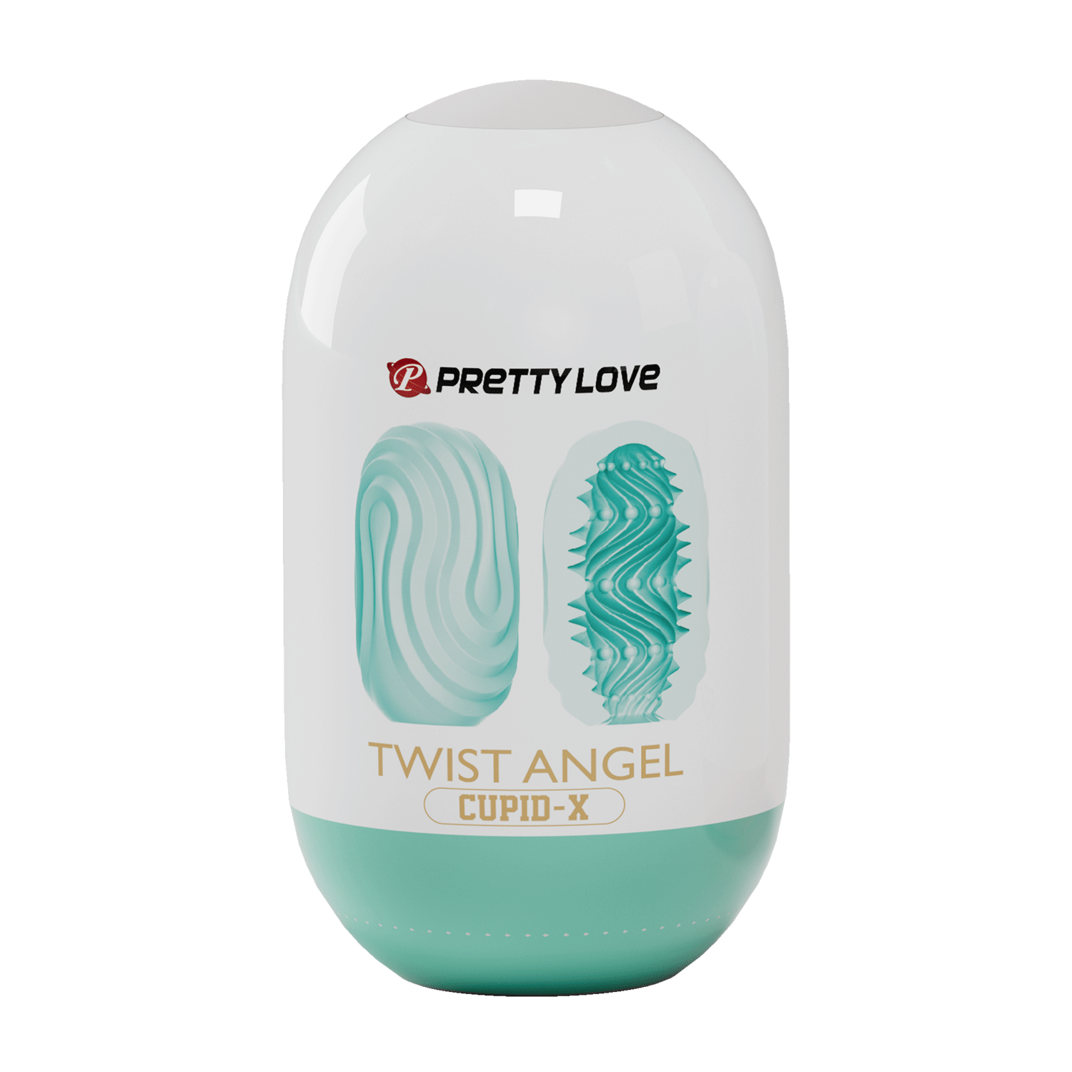 Cupid-X Twist Angel Stroker Teal