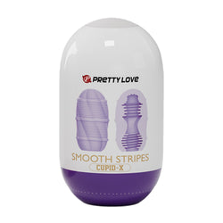 Cupid-X Smooth Stripes Stroker Purple