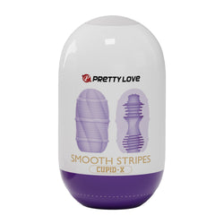 Cupid-X Smooth Stripes Stroker Purple