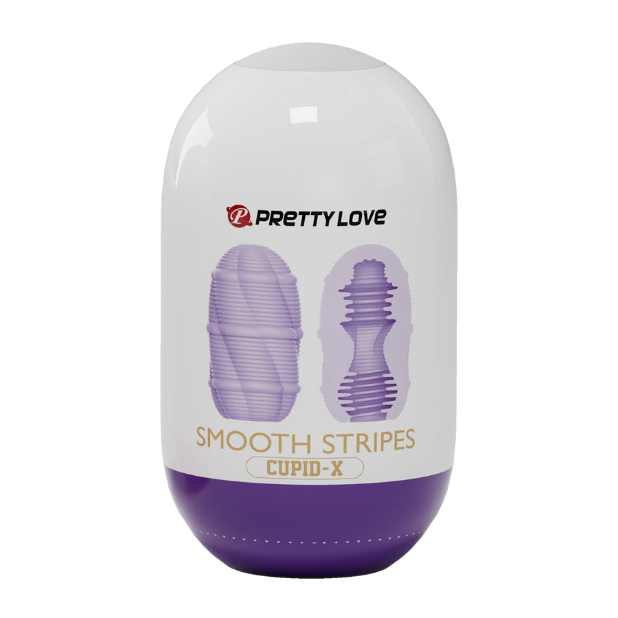 Cupid-X Smooth Stripes Stroker Purple