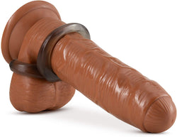 Stay Hard Cock Ring and Ball Strap Black