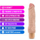 Dr. Skin Cock Vibe 10 Vibrator Beige 8.5"