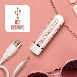 The Collection Glitzy Geo Bullet Rose Gold