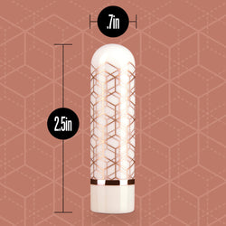 The Collection Glitzy Geo Bullet Rose Gold