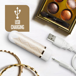 The Collection Glitzy Deco Bullet Gold