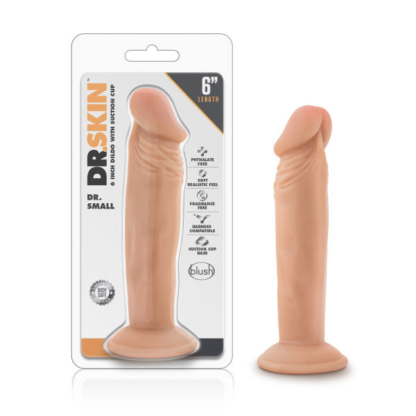 Dr. Skin Dr. Small Dildo Vanilla 6"