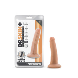 Dr. Skin Plus Posable Dildo Vanilla 5"