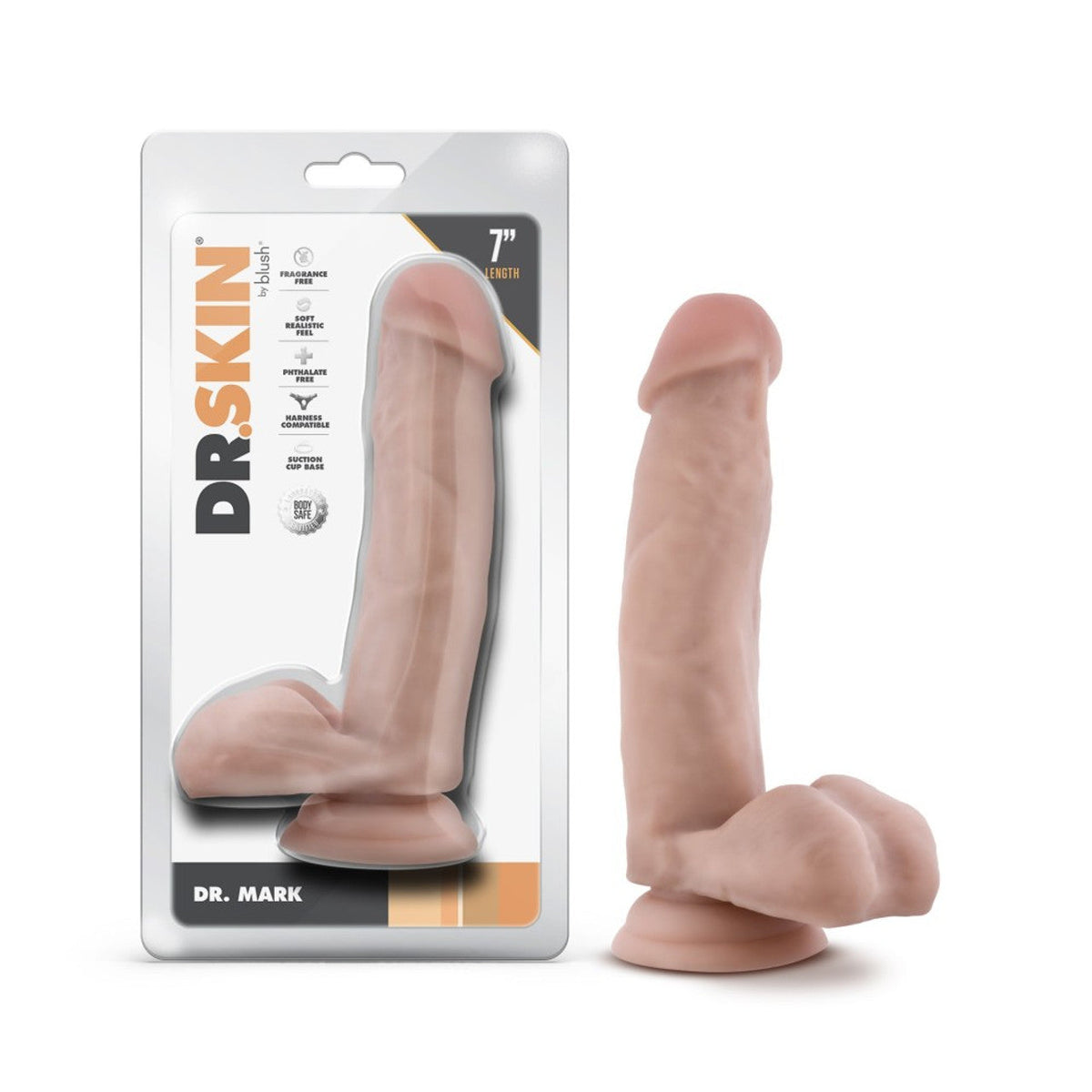 Dr. Skin Dr. Mark Dildo Beige 7"