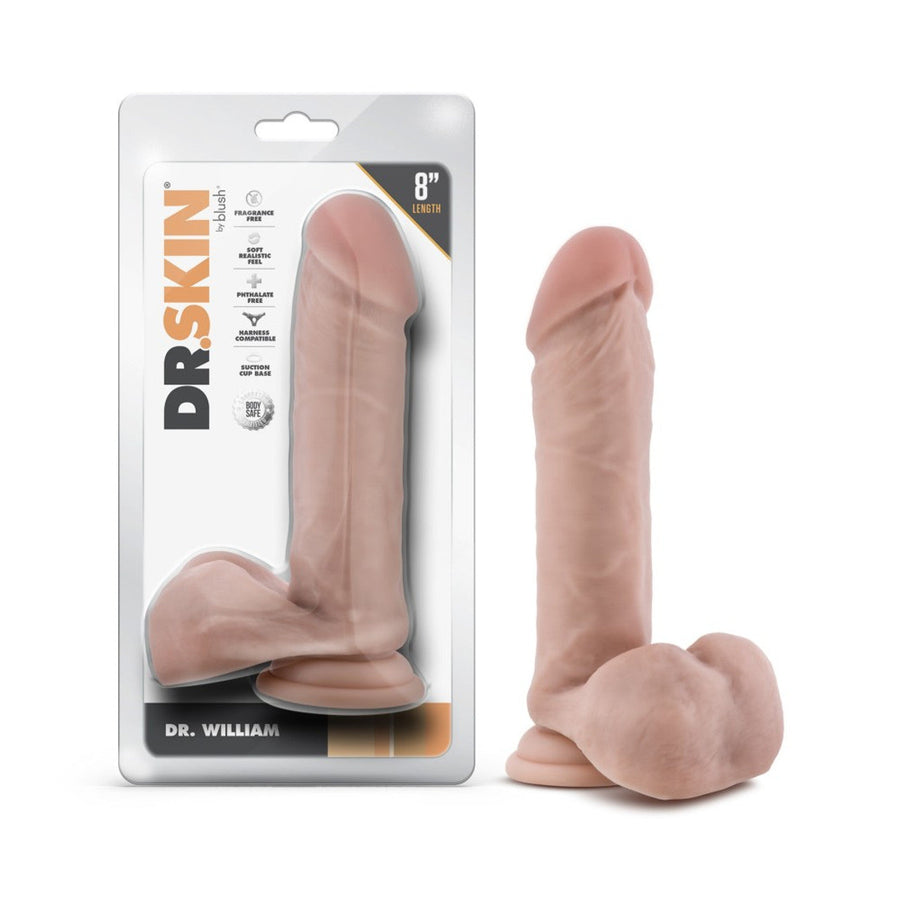 Dr. Skin Dr. William Dildo Beige 8"