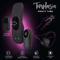 Temptasia Remote Control Panty Vibe Black