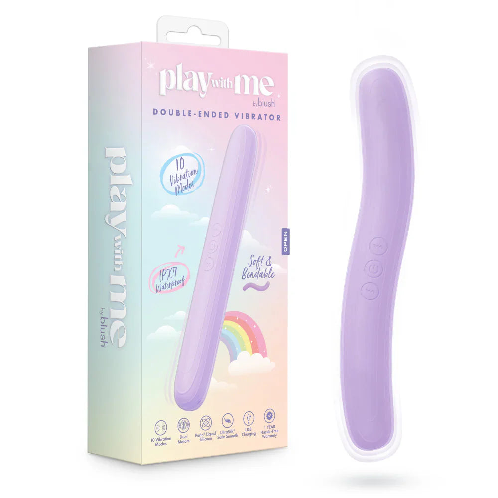 Play With Me Silicone Double Ended Vibrator