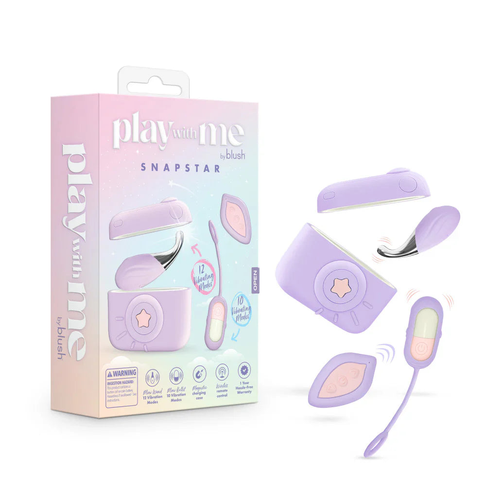 Play With Me Snapstar 4-Piece Vibrator Set