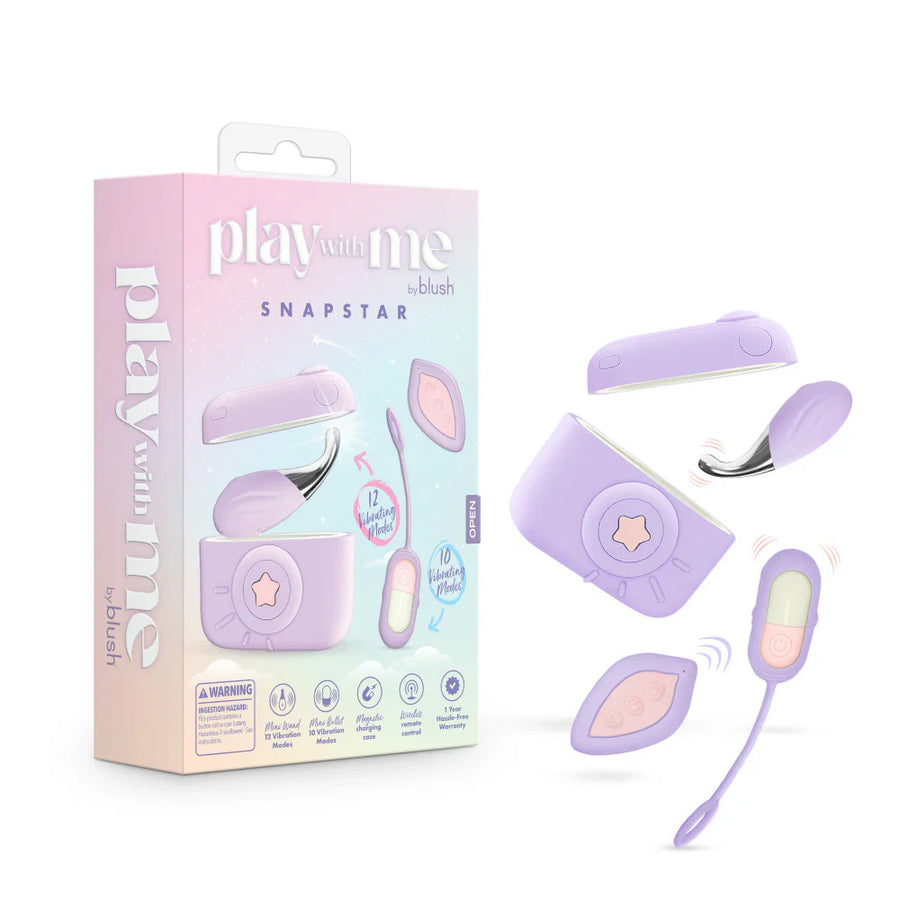 Play With Me Snapstar 4-Piece Vibrator Set
