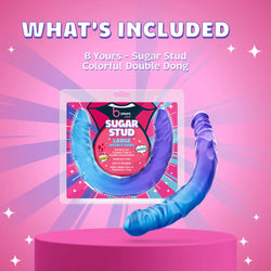 B Yours Sugar Stud Double Dildo 13.75 inch