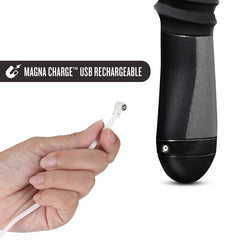 Temptasia Lazarus Thrusting Dildo Black 11.25"
