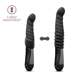 Temptasia Lazarus Thrusting Dildo Black 11.25"
