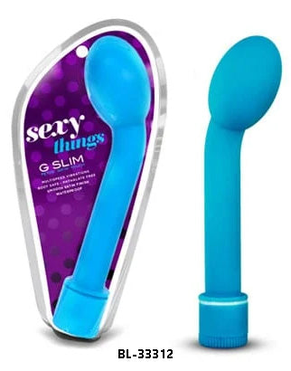 Sexy Things G Slim Petite Satin Touch Blue