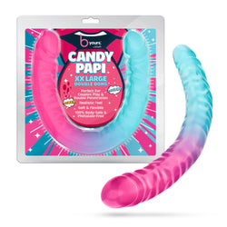 B Yours Candy Papi XXL Double Dildo 17.75in