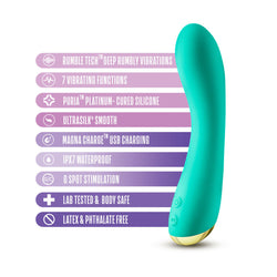 Aria Luscious AF Vibrator Teal