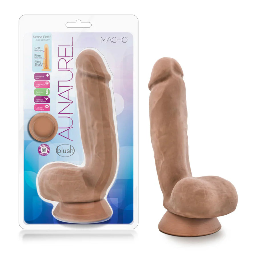 Au Naturel Macho Latin Dildo 8.5"
