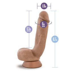 Au Naturel Macho Latin Dildo 8.5"
