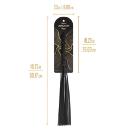 Temptasia Ardor Silicone Flogger Black