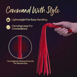 Temptasia Ardor Flogger Red