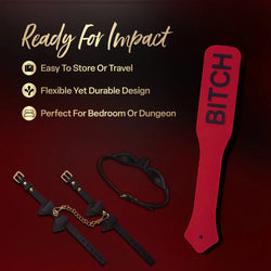 Temptasia Ardor Bitch Paddle Red