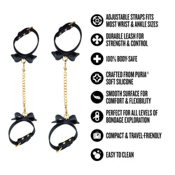 Temptasia Ardor Restraint Set Black Bow