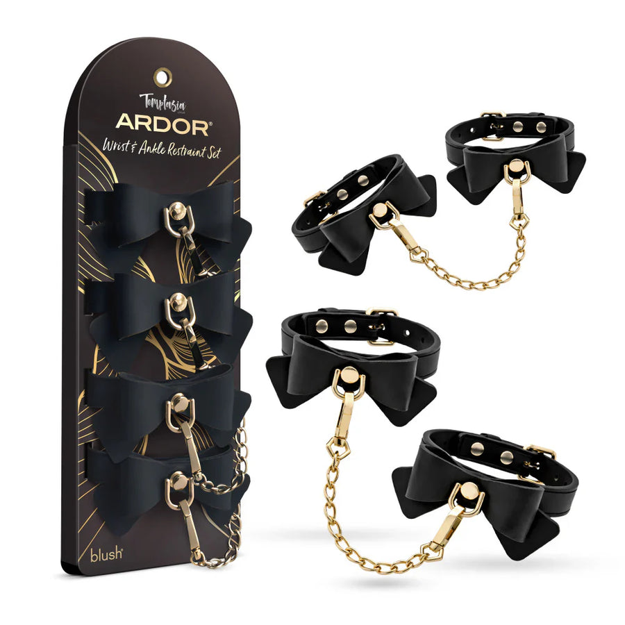 Temptasia Ardor Restraint Set Black Bow