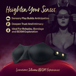 Temptasia Ardor Silicone Blindfold Black