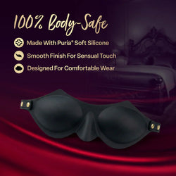 Temptasia Ardor Silicone Blindfold Black