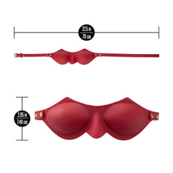Temptasia Ardor Silicone Blindfold Red