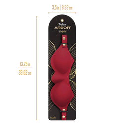 Temptasia Ardor Silicone Blindfold Red