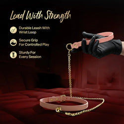 Temptasia Ardor Collar and Leash Pink